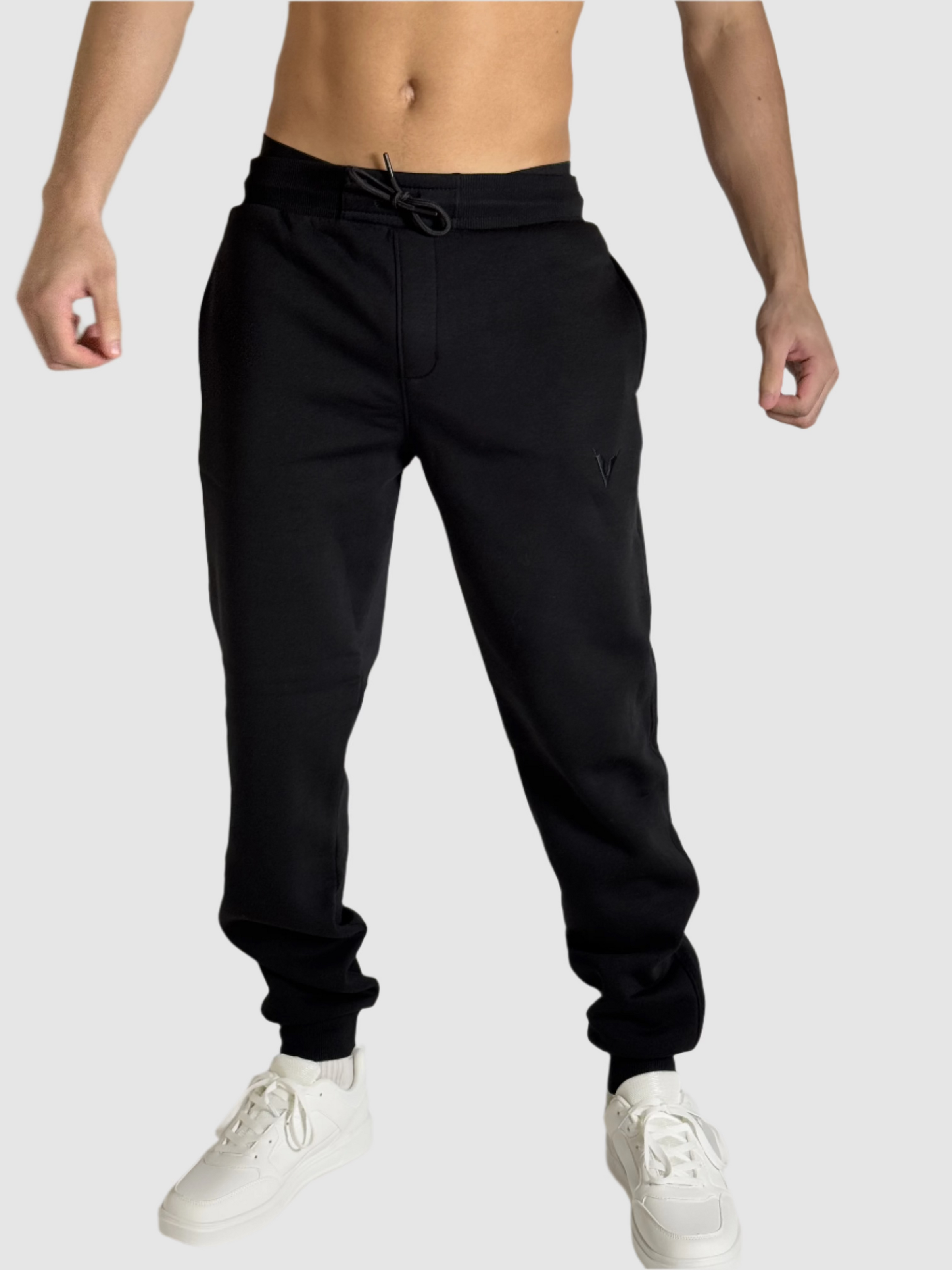 GYMJET Essential Fleece Sweatpants - Black