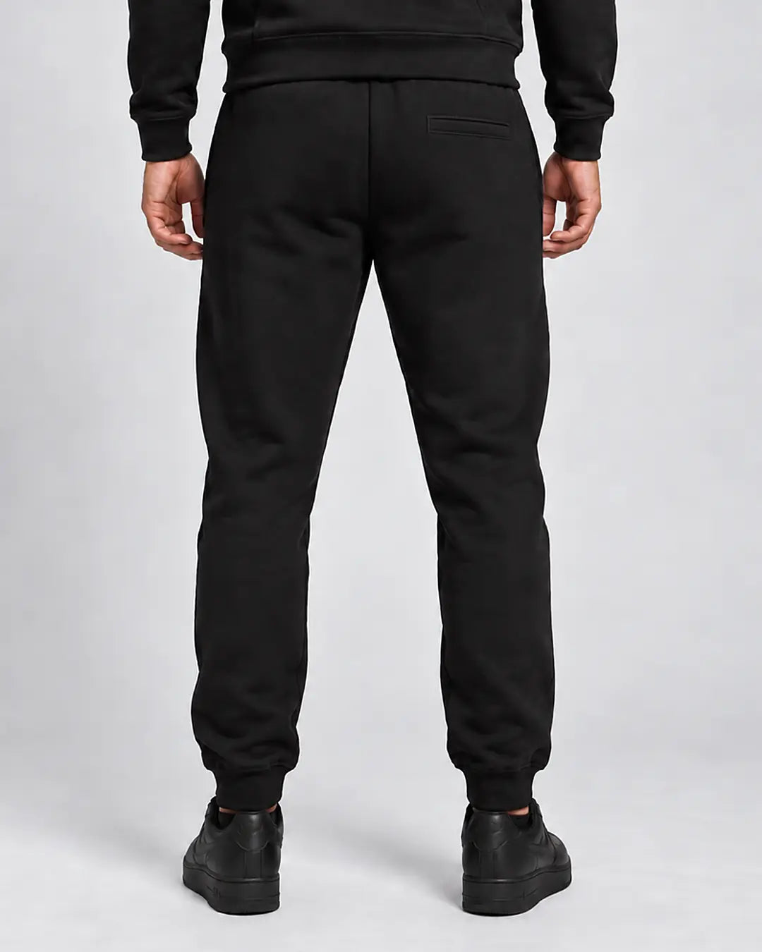 GYMJET Signature Fleece Sweatpants - Black, back
