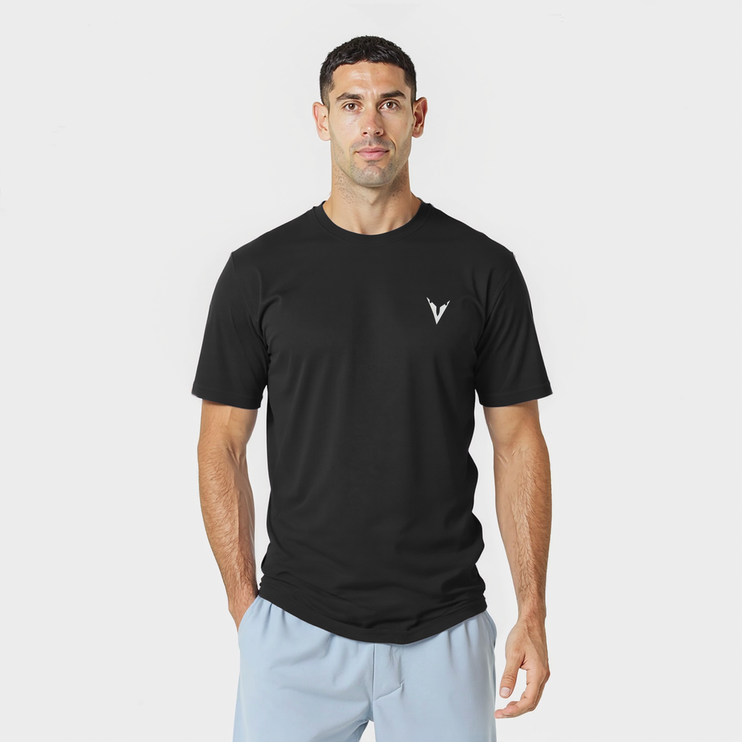 GYMJET Everyday Cotton T-Shirt - Black