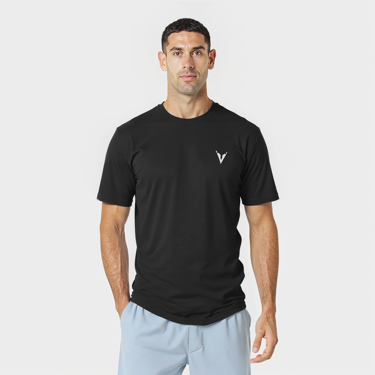 GYMJET Everyday Cotton T-Shirt - Black
