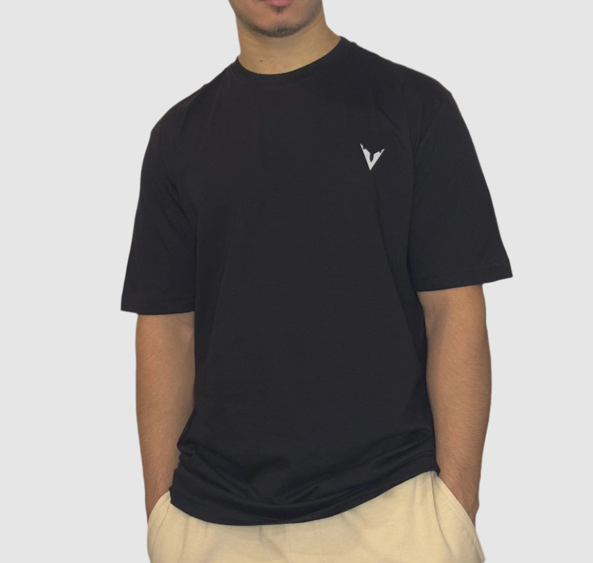GYMJET Everyday Cotton T-Shirt - Black